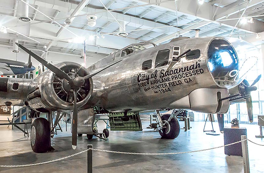 City of Savannah at the National Museum of the Mighty Eighth Air Force
