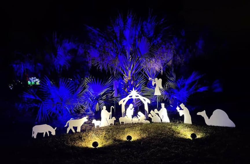 December Nights and Holiday Lights 2021 at Coastal Georgia Botanical Gardens