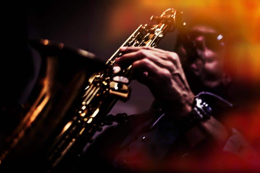 saxophonist at the Savannah Music Festival 2023